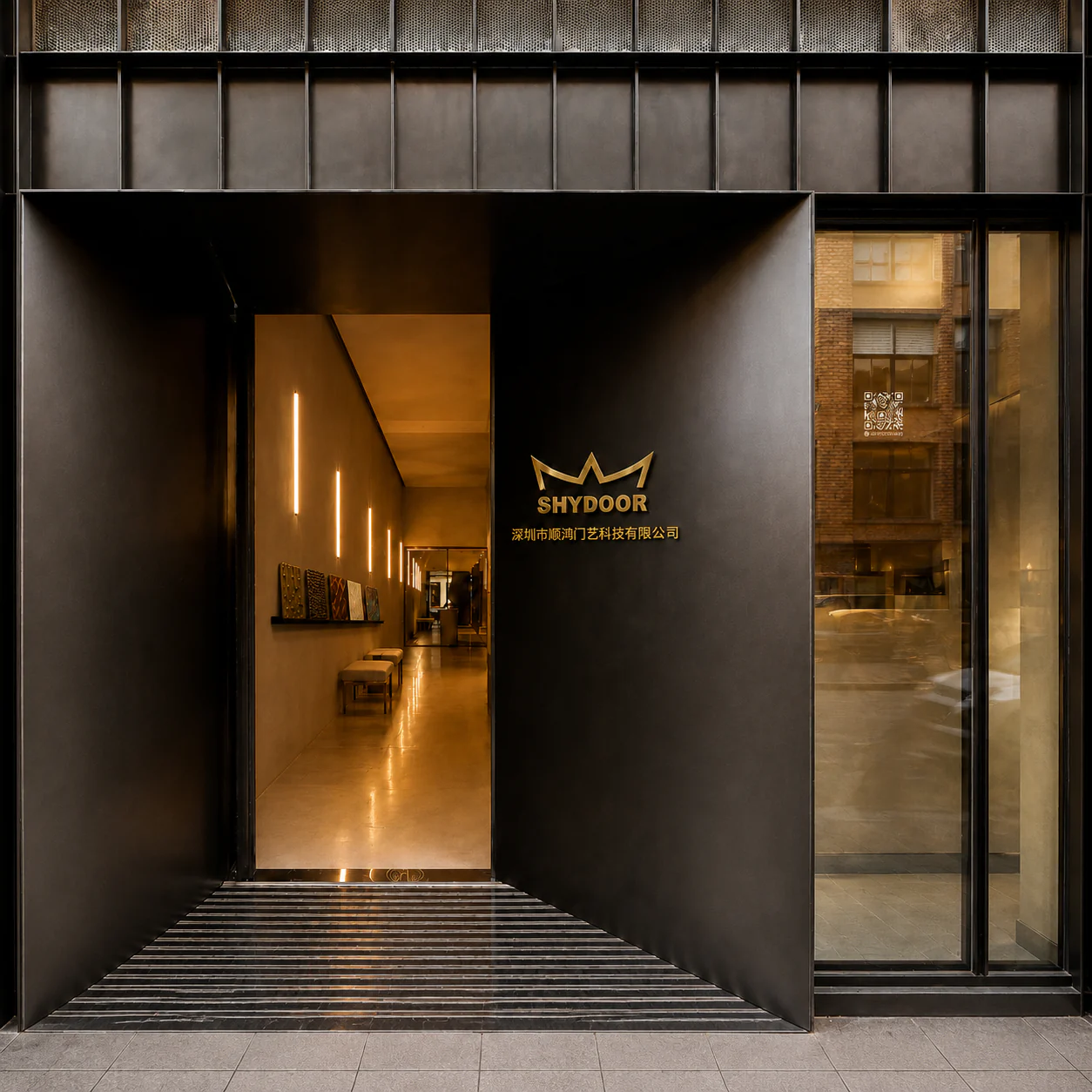 Entrance to the SHYDOOR design studio in Shenzhen