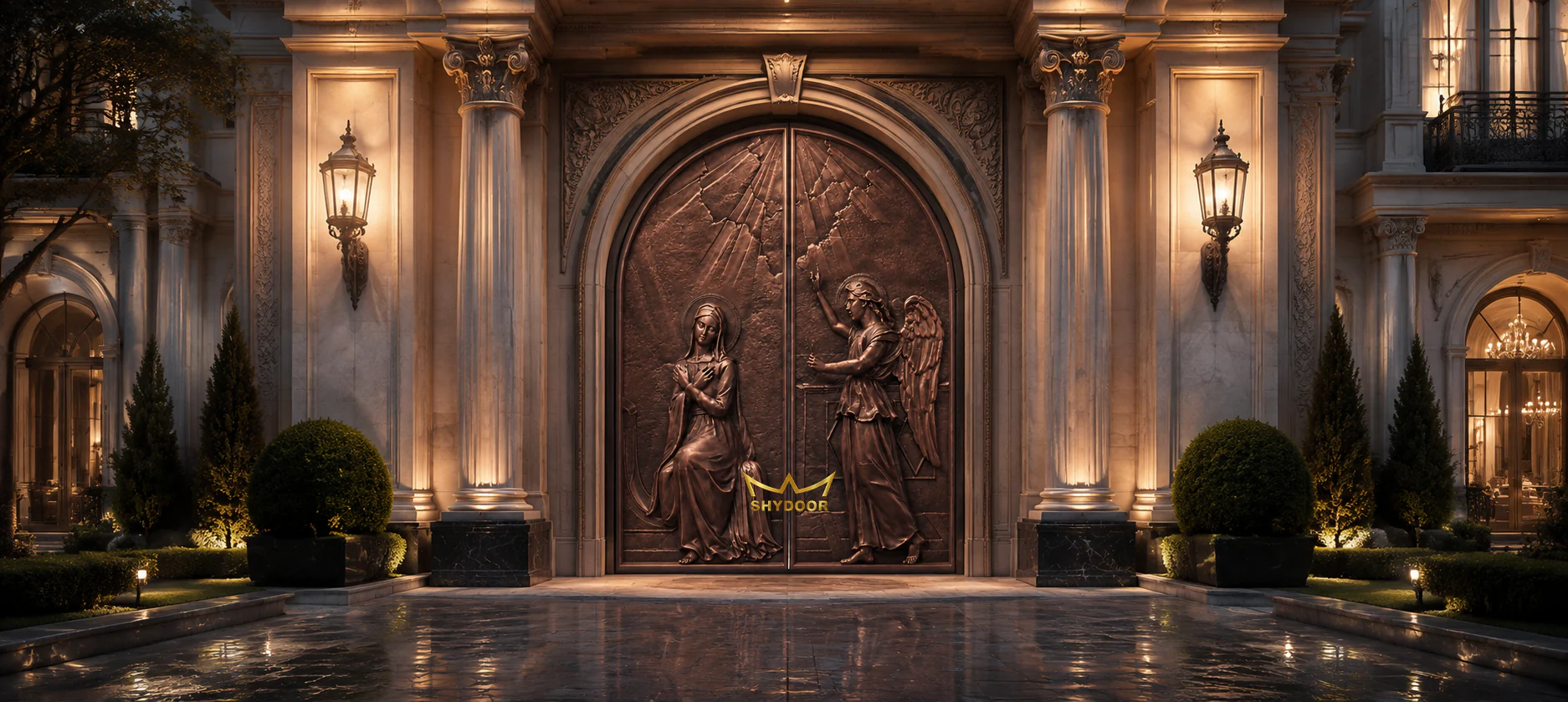 Treasured Faith bespoke church entrance